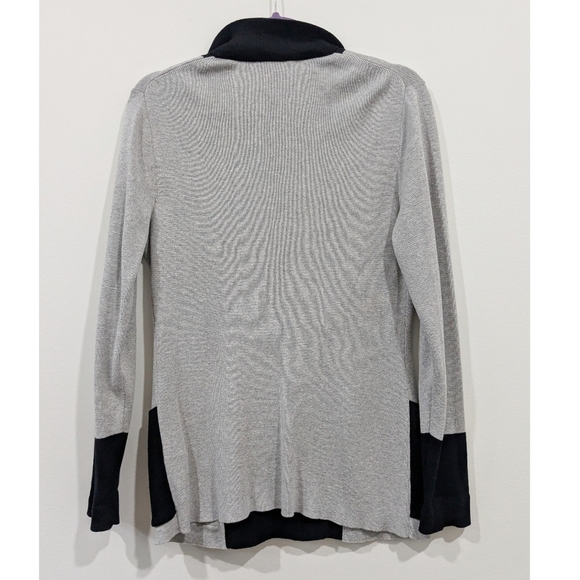 Lafayette 148 Colorblock Buckle Cardigan - Picture 8 of 8